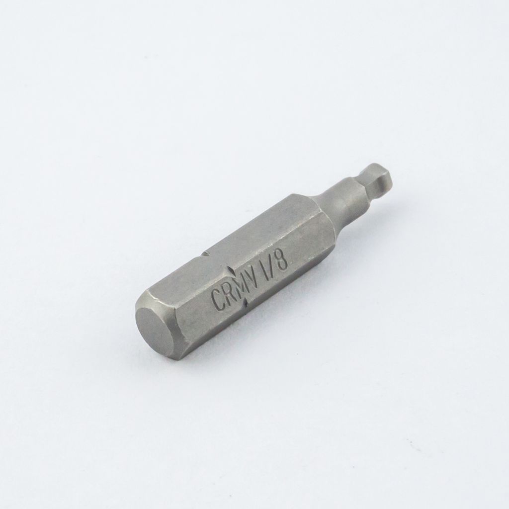 FORCE Ball-End Hex Bit 1/4" 1/8", Model 125301.8 price ฿18