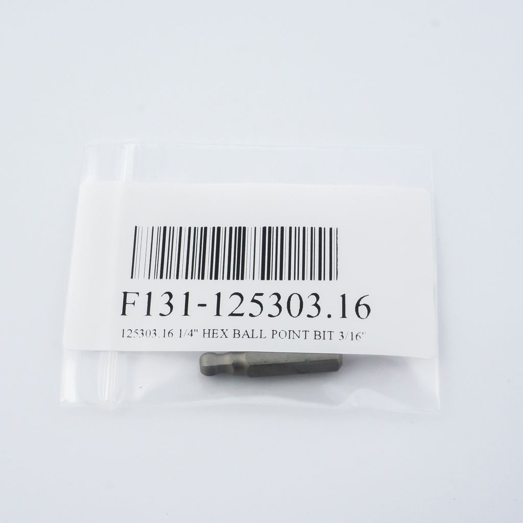 ดอกไขควง1/4" 6เหลี่ยมบอล 3/16" FORCE รุ่น 125303.16 รูปที่ 4