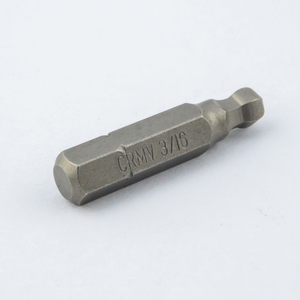 ดอกไขควง1/4" 6เหลี่ยมบอล 3/16" FORCE รุ่น 125303.16 ราคา ฿18