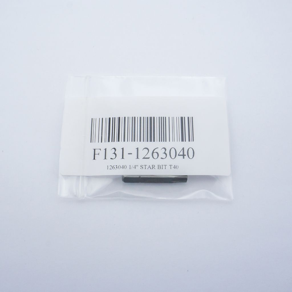 FORCE Torx Bit 1/4" No. 40, Model 1263040 photo 4