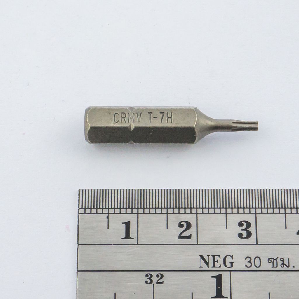 ดอกไขควง 1/4" หัวจีบแกนกลวง NO.7 FORCE รุ่น 1273007 รูปที่ 3