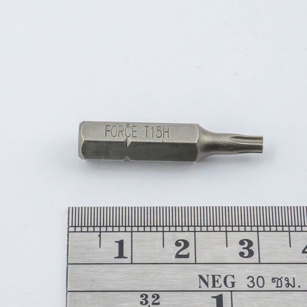ดอกไขควง1/4" หัวจีบแกนกลวง NO.15 FORCE รุ่น 1273015 รูปที่ 3