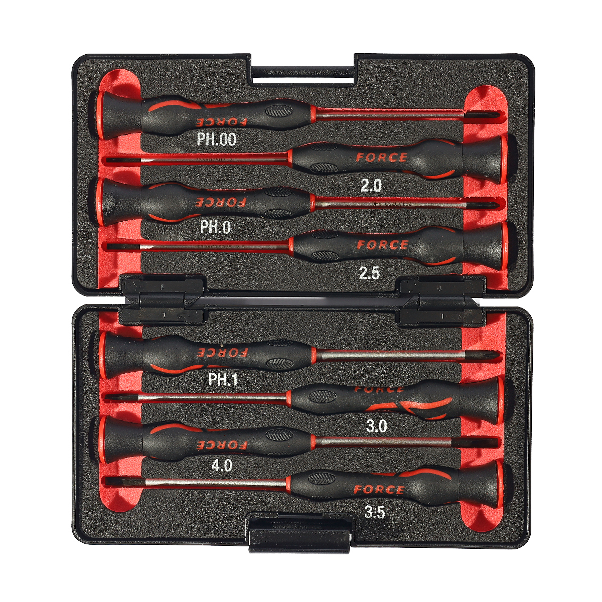FORCE 8-Piece Phillips & Slotted Screwdriver Set, Model 2087 photo 2