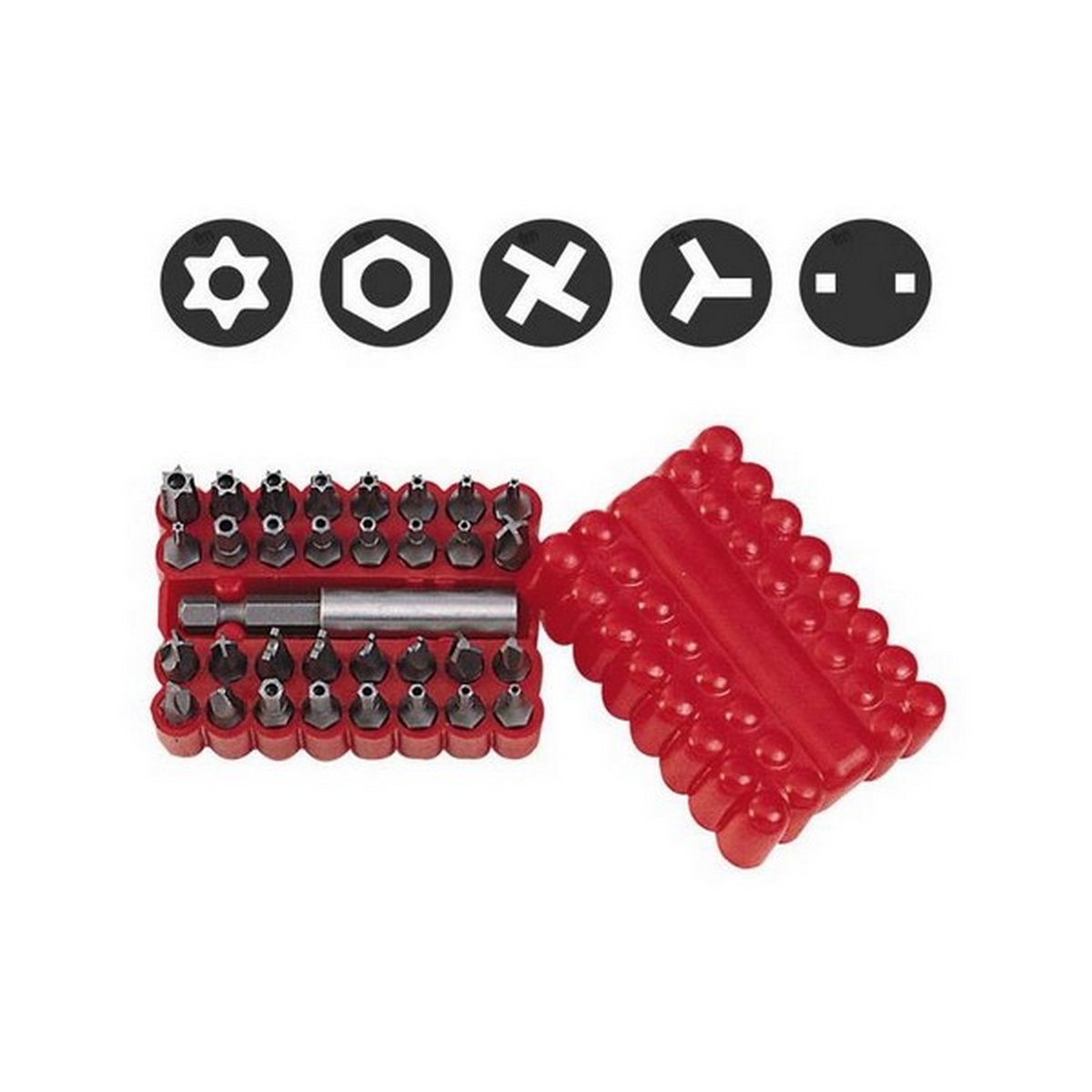 ชุดดอกไขควง1/4" SECURITY BIT 33ชิ้น FORCE รุ่น 2331 รูปที่ 5