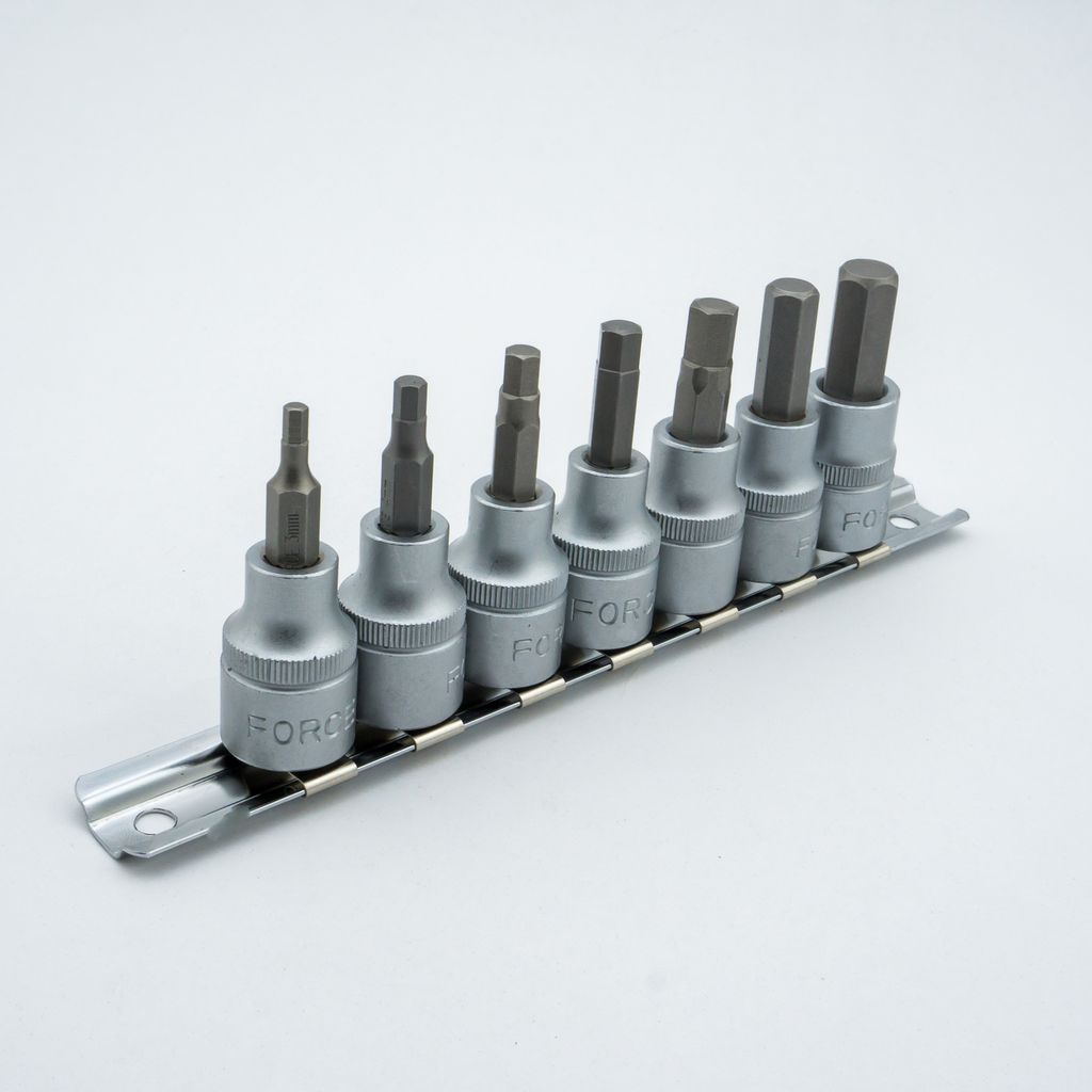 ชุดเดือย6PT 3/8"7ชิ้นNO.3-10มม L50มม FORCE รุ่น 3075 ราคา ฿492
