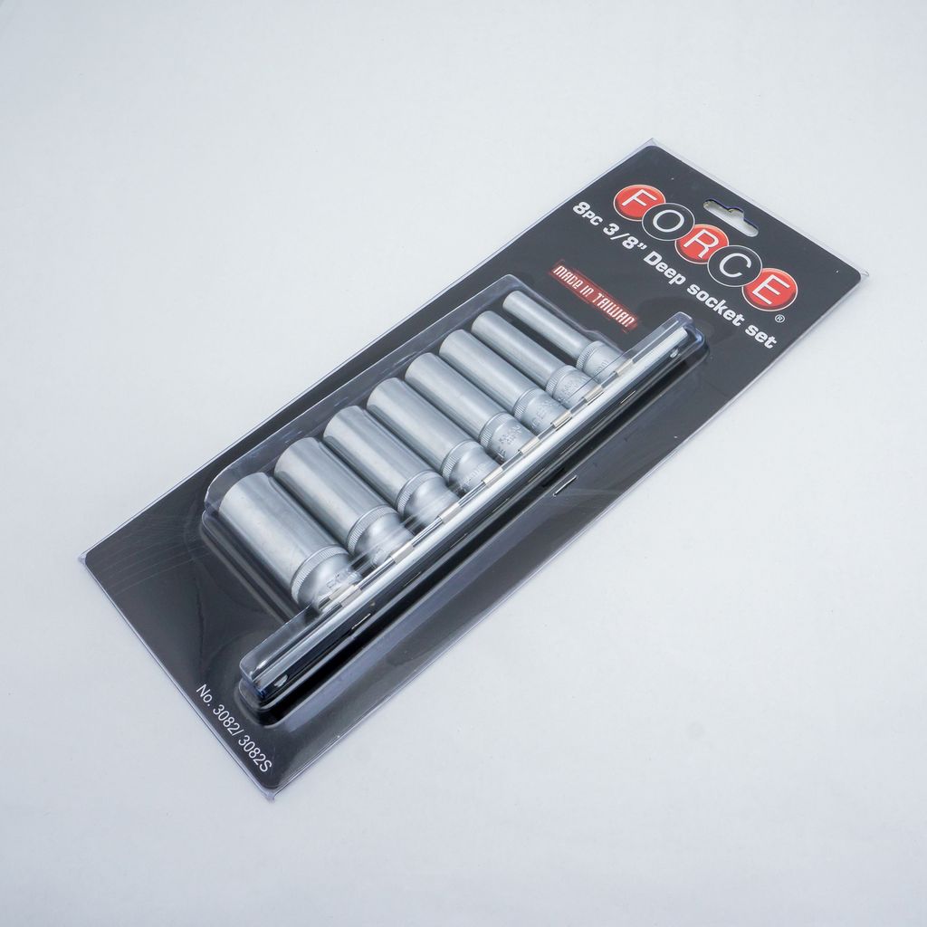 ชุดบ็อกยาว6PT. 3/8" 8ชิ้น 8-19มม. FORCE รุ่น 3082 รูปที่ 4