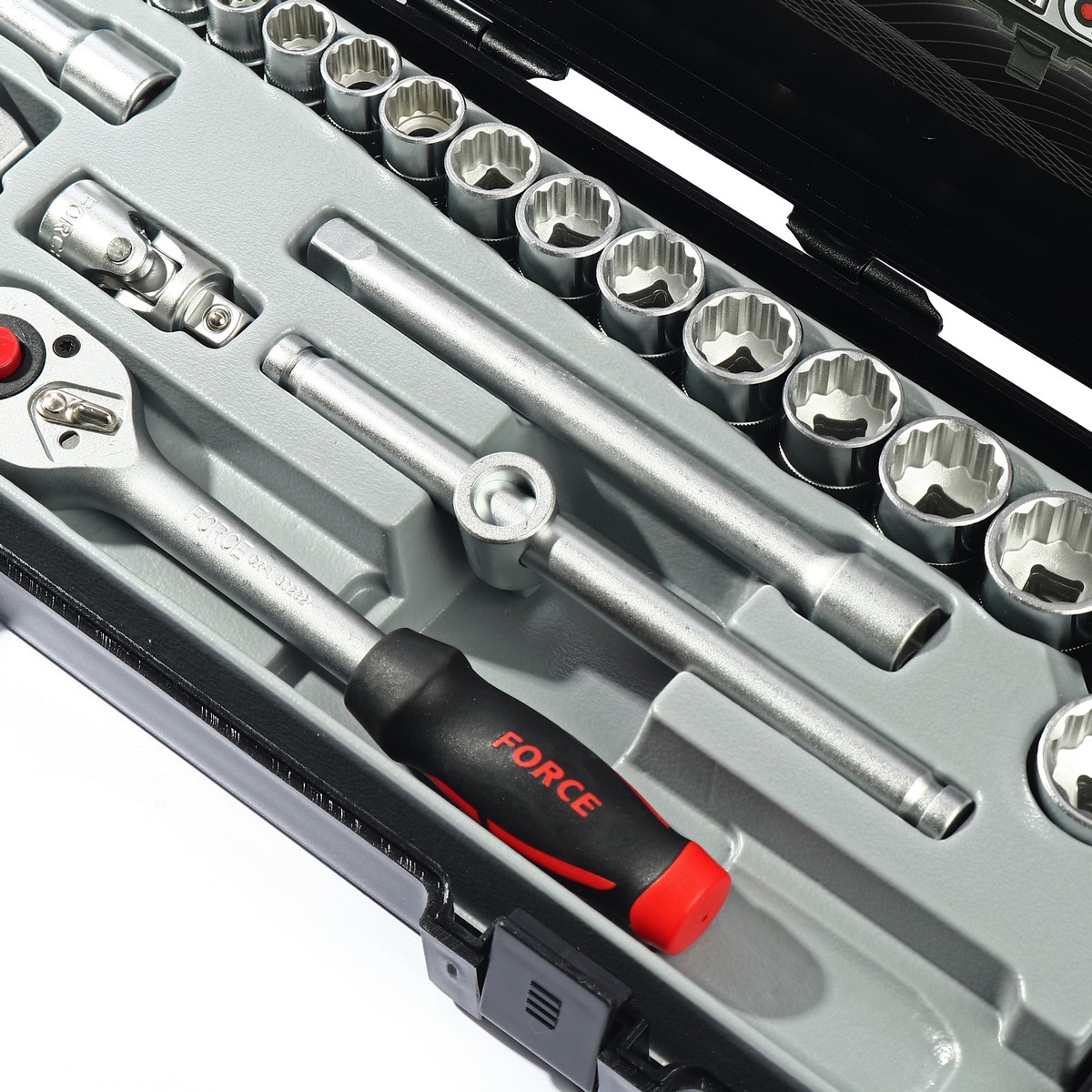 FORCE 24-Piece 12-Point Socket Set 3/8", Model 3251-9 photo 3