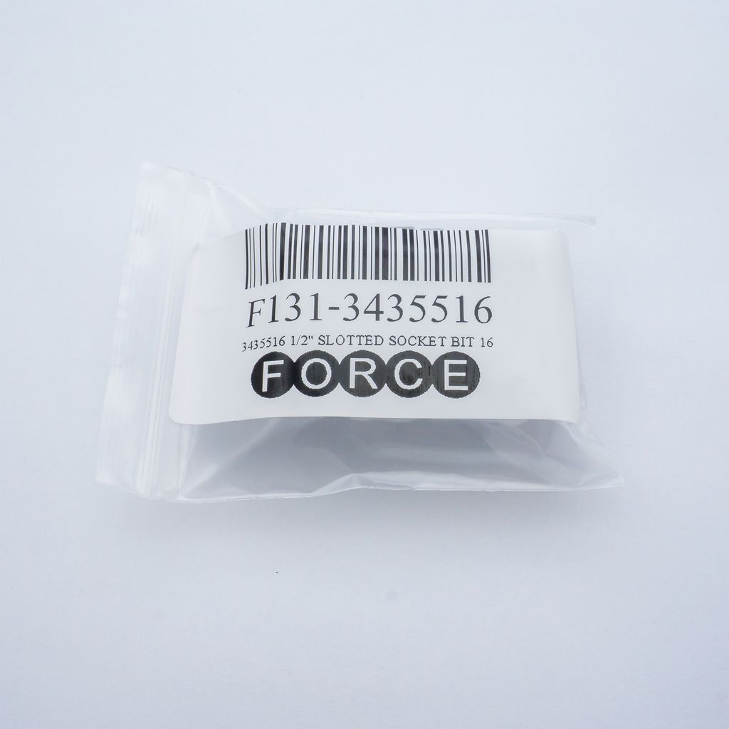 FORCE Slotted Bit Socket 1/2" No. 16, Model 3435516 photo 4