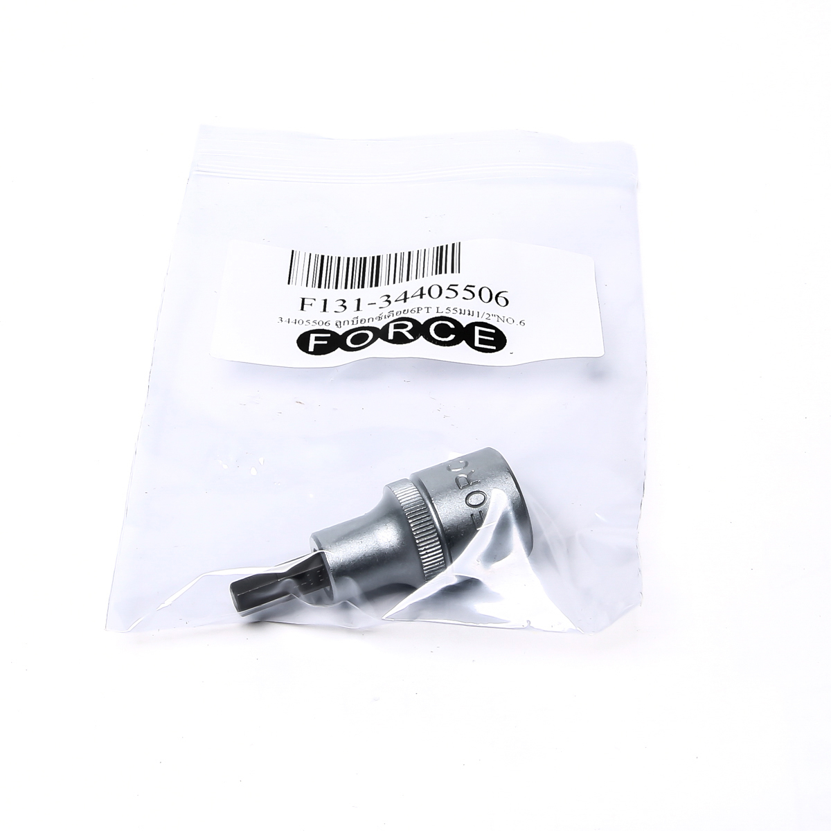 ลูกบ็อกซ์เดือย6PT L55มม1/2"NO.6 FORCE รุ่น 34405506 รูปที่ 5
