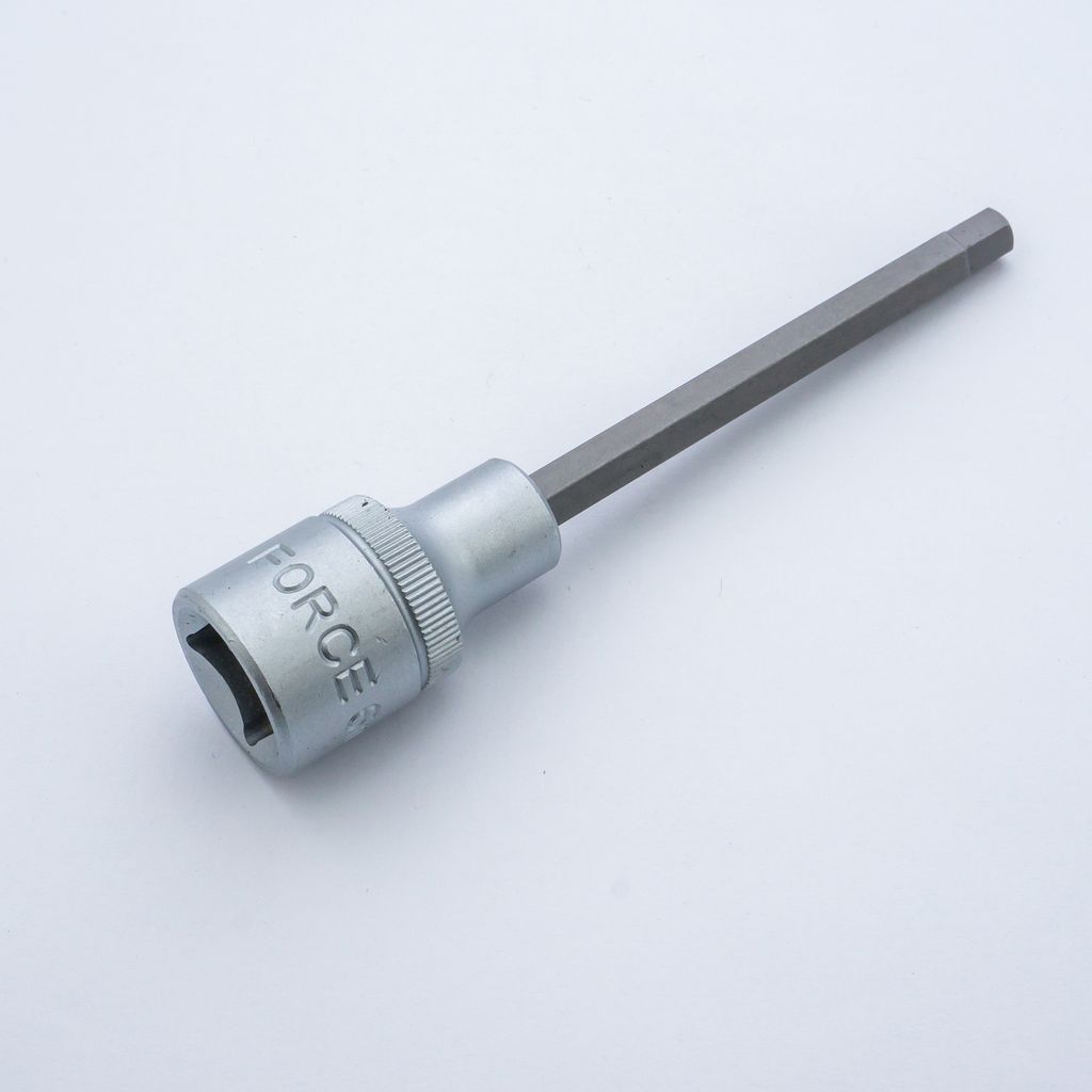 FORCE 旋具套筒 6PT1/2" L110毫米 NO6 型号 34411006 价格 ฿108