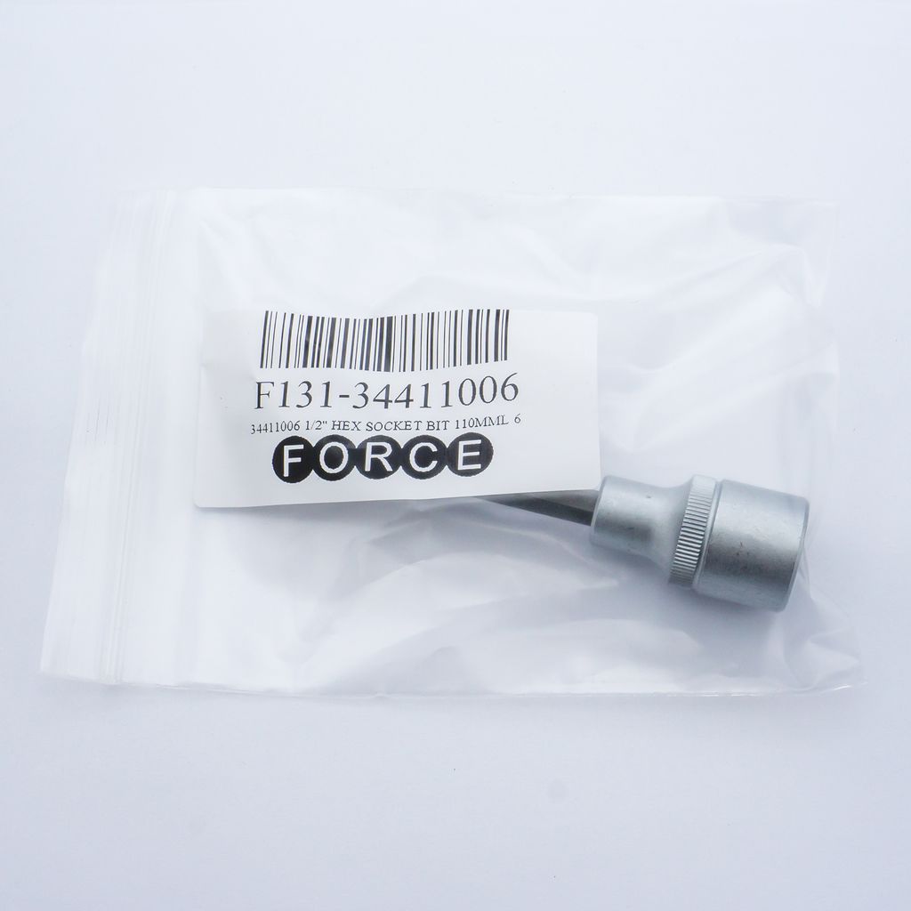 FORCE 旋具套筒 6PT1/2" L110毫米 NO6 型号 34411006 图 4