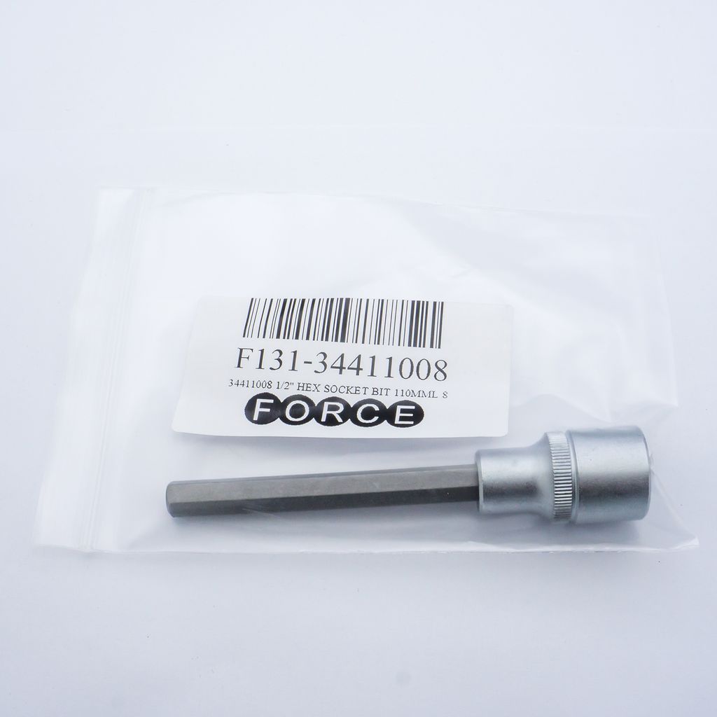 FORCE Bit Socket 6PT1/2" L110mm NO8, Model 34411008 photo 4