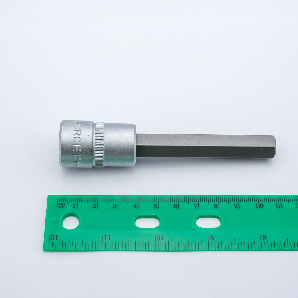 FORCE Hex Bit Socket 1/2" L110mm NO12, Model 34411012 photo 3