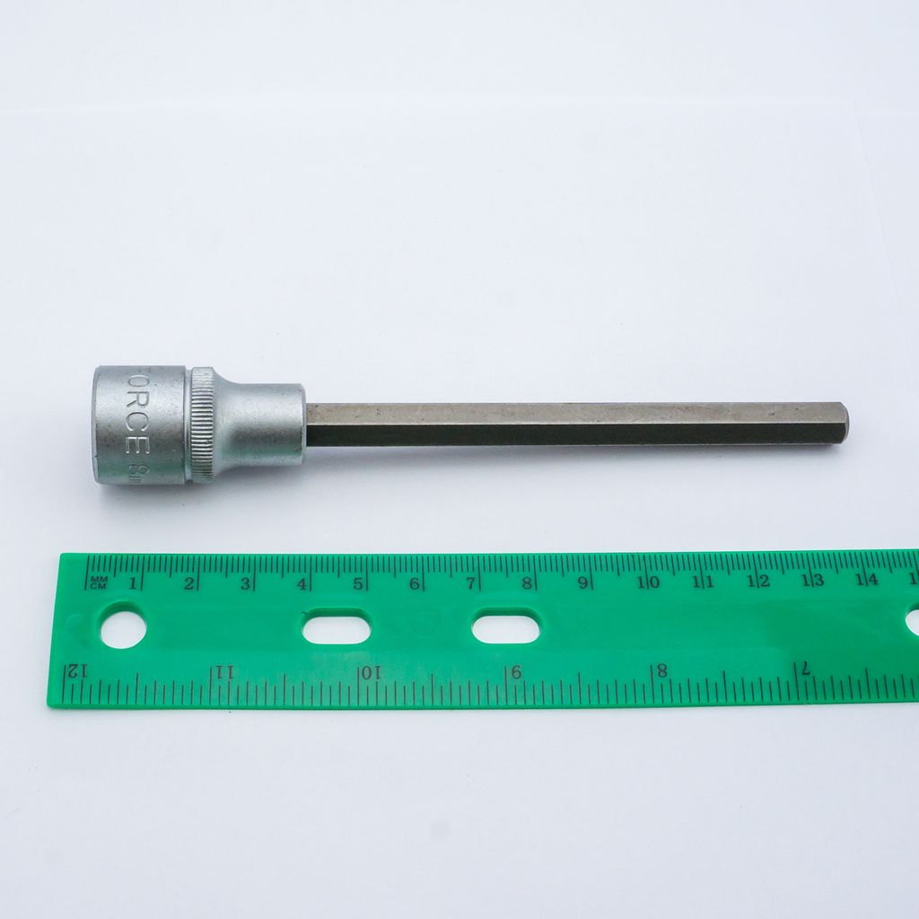 FORCE Hex Bit Socket 1/2" L140mm NO8, Model 34414008 photo 3