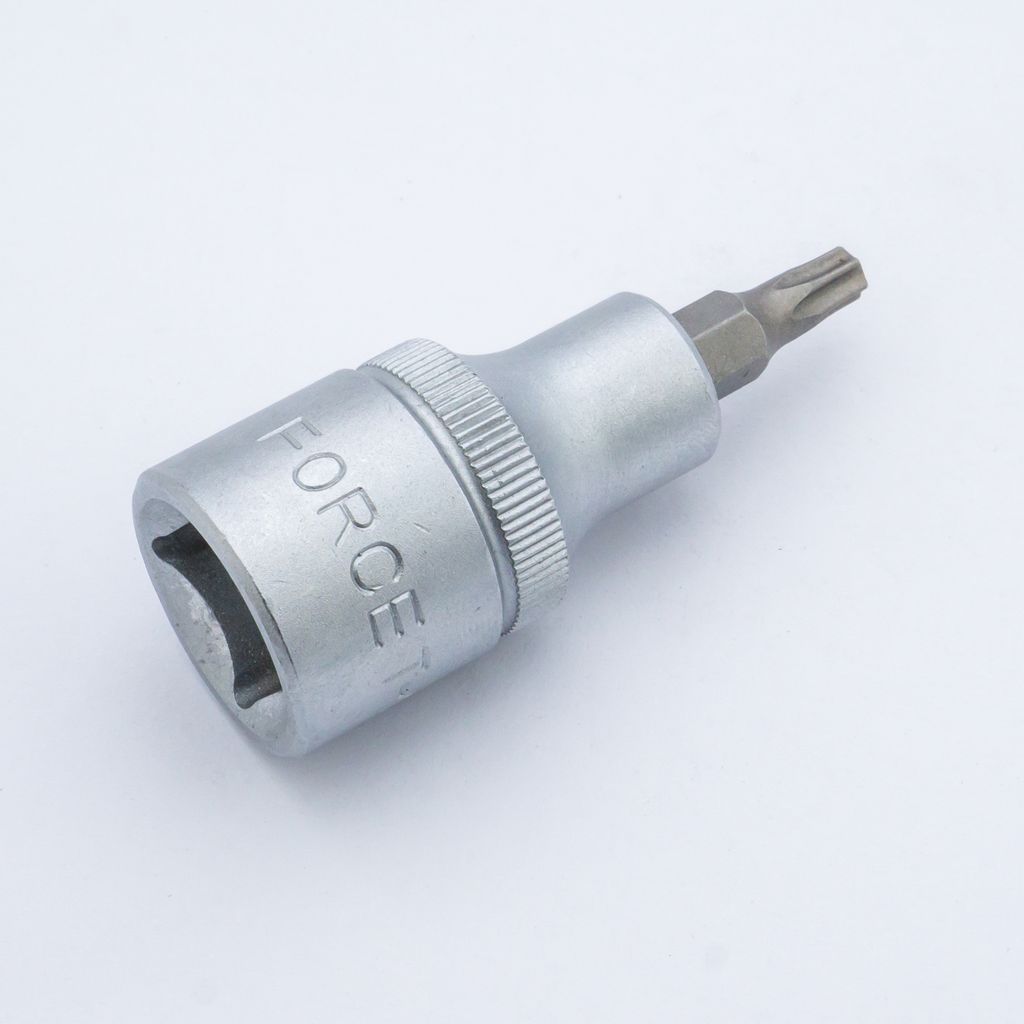 FORCE Tamper-Proof Torx Bit Socket 1/2" L55mm T25H, Model 34705525 price ฿96