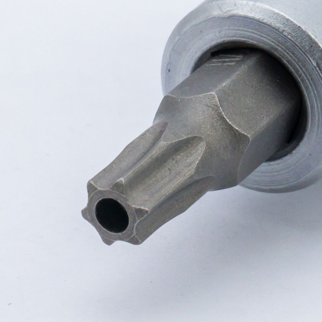 FORCE Tamper-Proof Torx Bit Socket 1/2" L55mm T27H, Model 34705527 photo 2