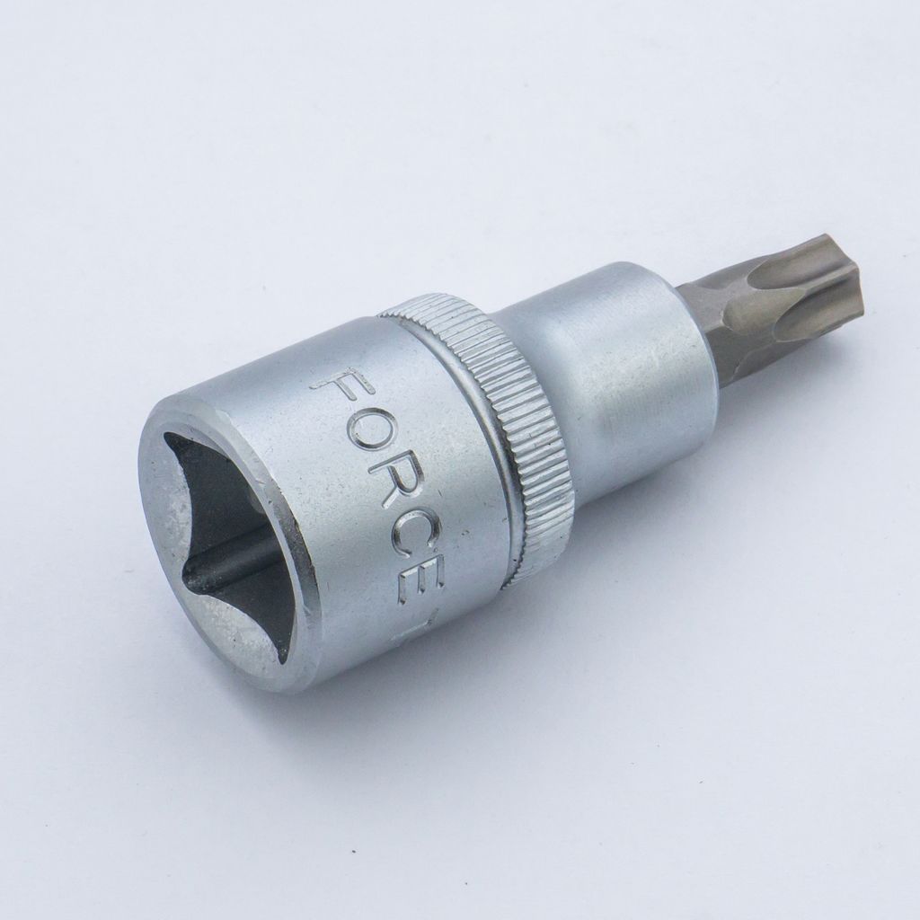 ลูกบ็อกเดือยจีบรู1/2" L55มม T45H FORCE รุ่น 34705545 ราคา ฿108