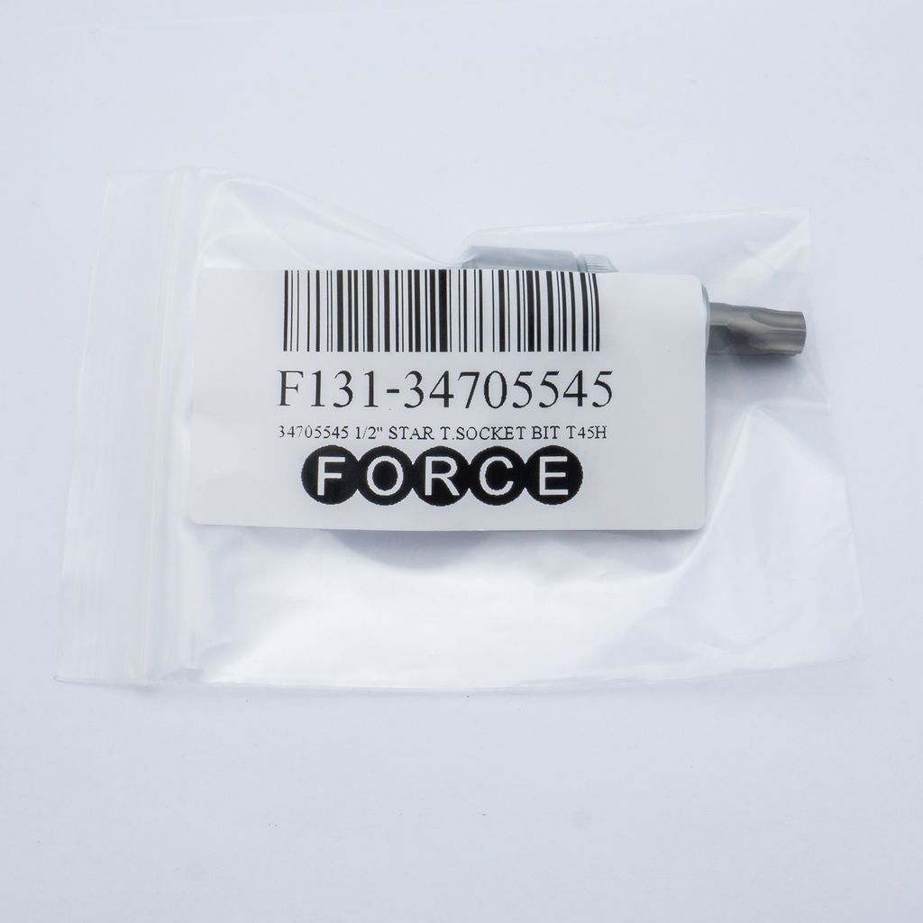 ลูกบ็อกเดือยจีบรู1/2" L55มม T45H FORCE รุ่น 34705545 รูปที่ 4