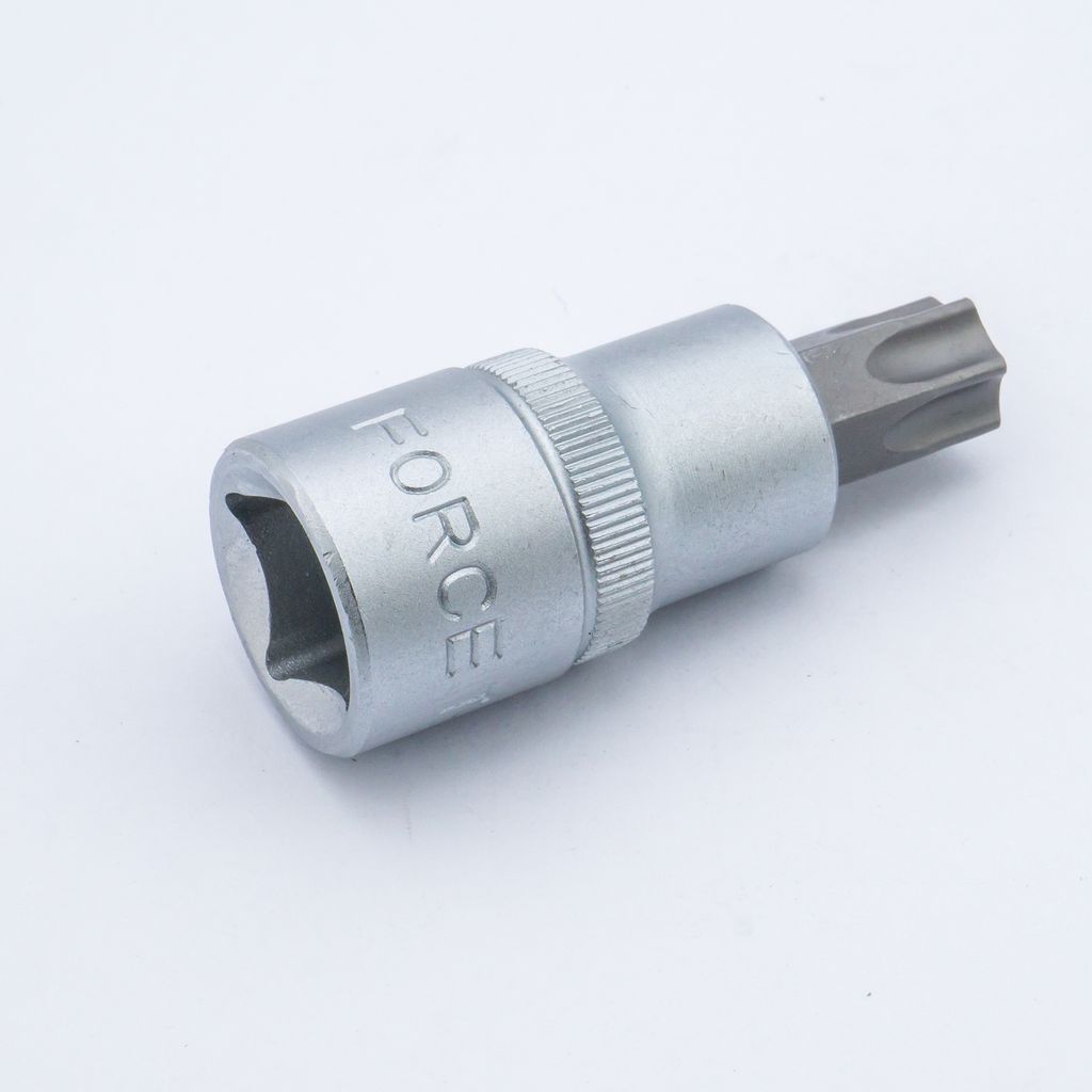 FORCE 带孔星形批头套筒 1/2" L55毫米 T55H 型号 34705555 价格 ฿108
