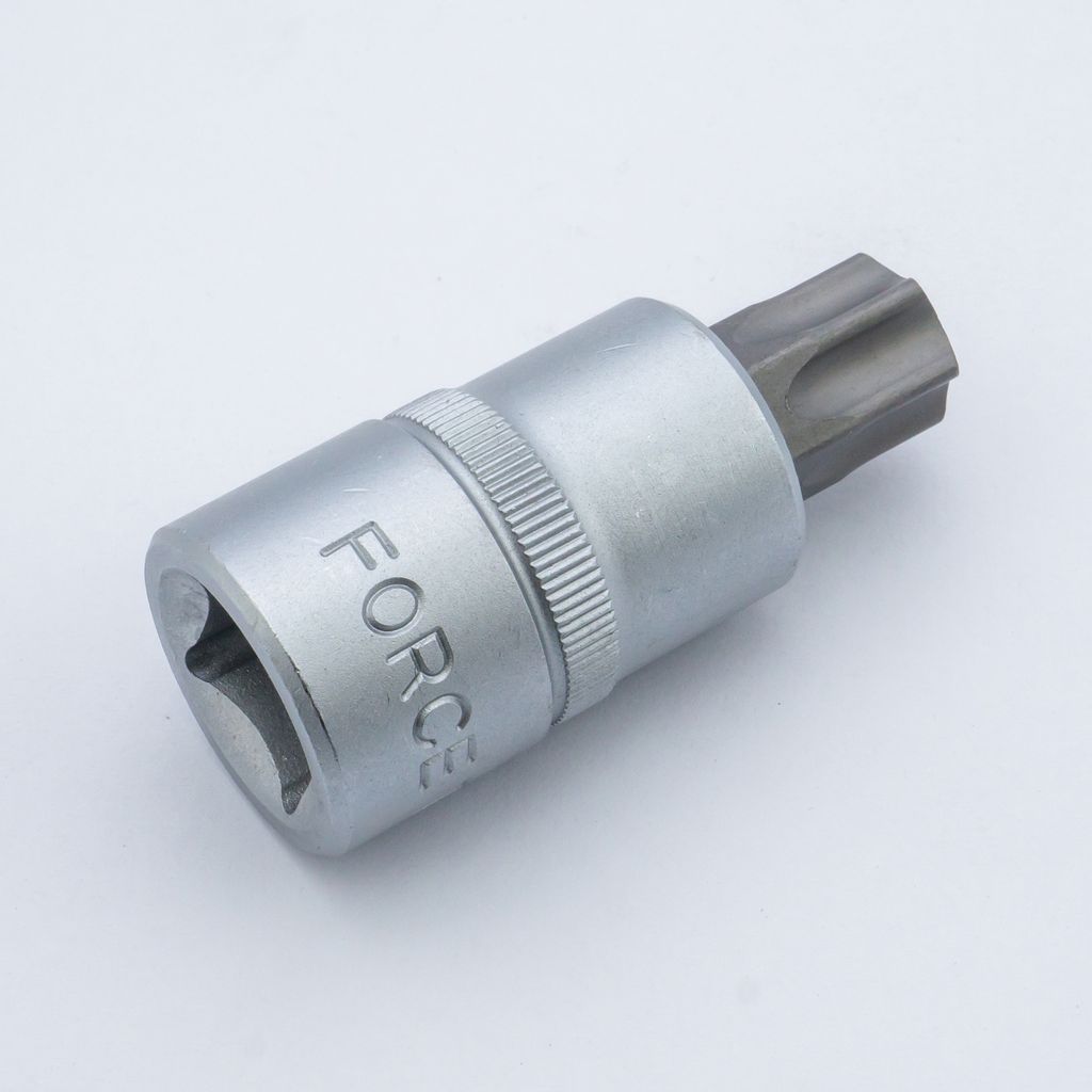 FORCE 带孔星形批头套筒 1/2" L55毫米 T60H 型号 34705560 价格 ฿120