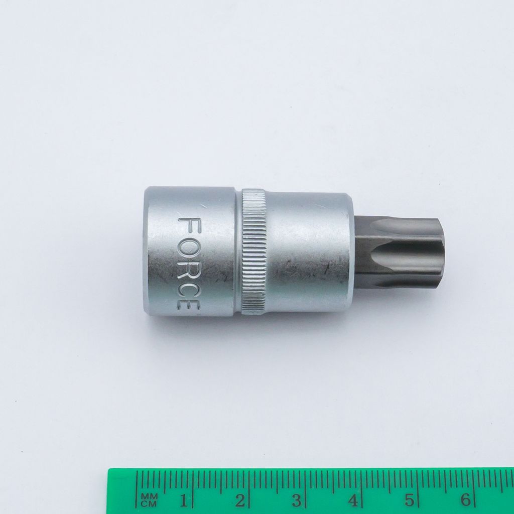 FORCE 带孔星形批头套筒 1/2" L55毫米 T60H 型号 34705560 图 3