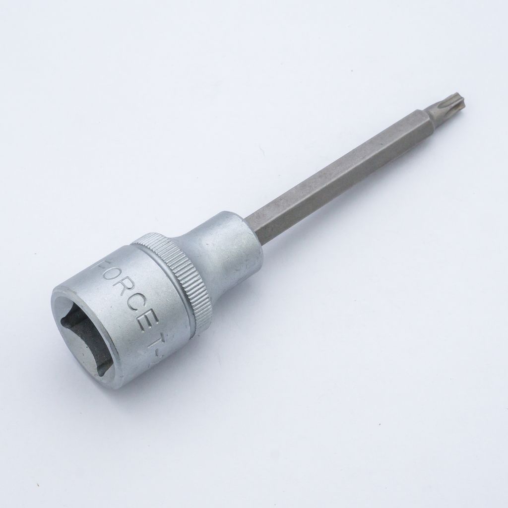 ลูกบ็อกเดือยจีบรู1/2"L100มม T25H FORCE รุ่น 34710025 ราคา ฿108