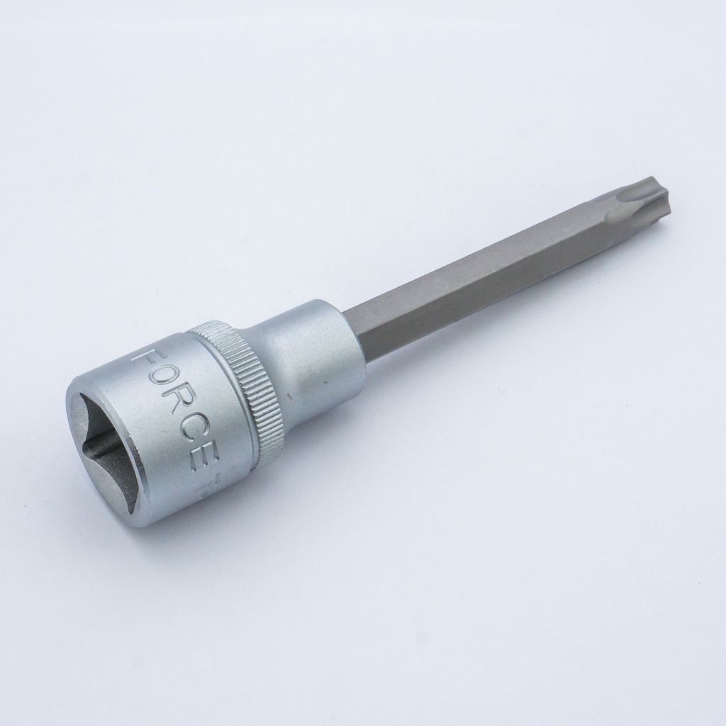 ลูกบ็อกเดือยจีบรู1/2"L100มม T45H FORCE รุ่น 34710045 ราคา ฿120