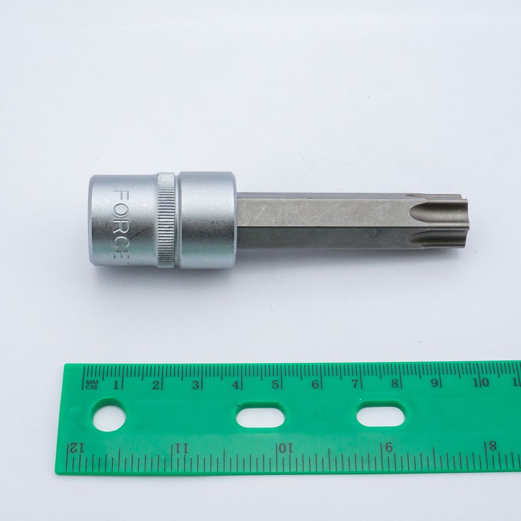 FORCE Tamper-Proof Torx Bit Socket 1/2" L100mm T70H, Model 34710070 photo 3