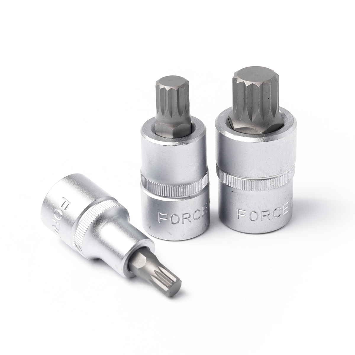 FORCE 12-Point Spline Bit Socket L55mm M16, Model 34805516 price ฿168