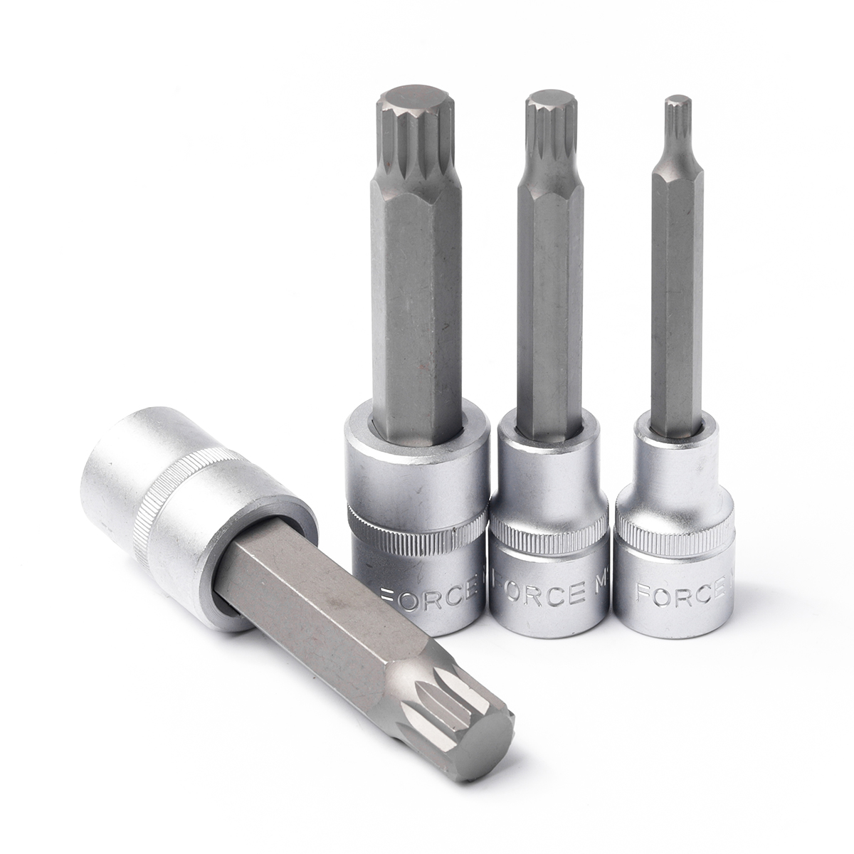 FORCE 12-Point Spline Bit Socket L100mm M8, Model 34810008 price ฿120