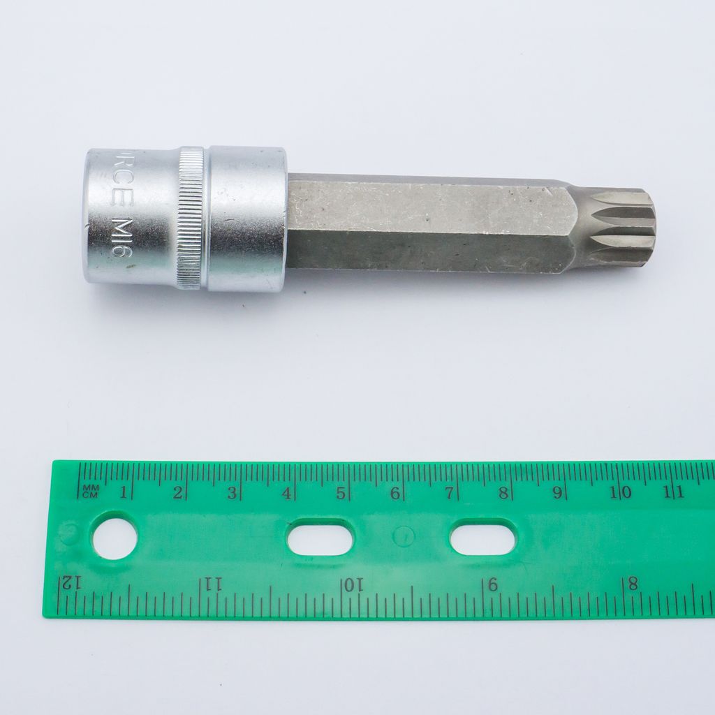 1/2"SPLINE SOCKET BIT 110MMLM16 FORCE รุ่น 34811016 รูปที่ 5
