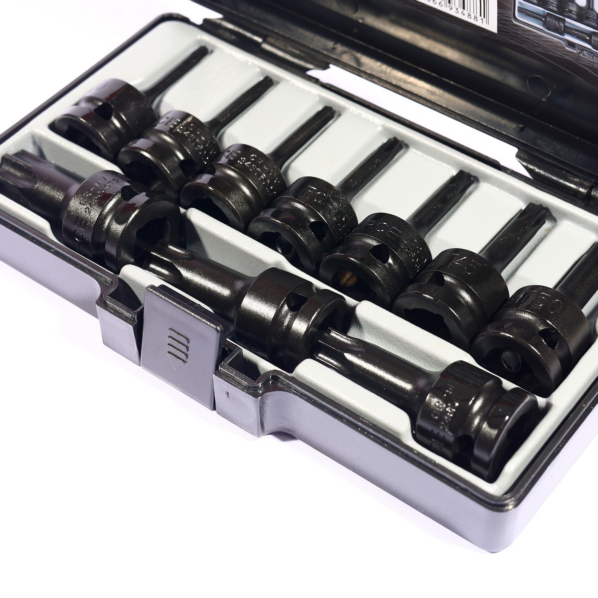 ชุดบ็อกหัวจีบเดือยดำ1/2" 10ชิ้น FORCE รุ่น 41013 รูปที่ 2