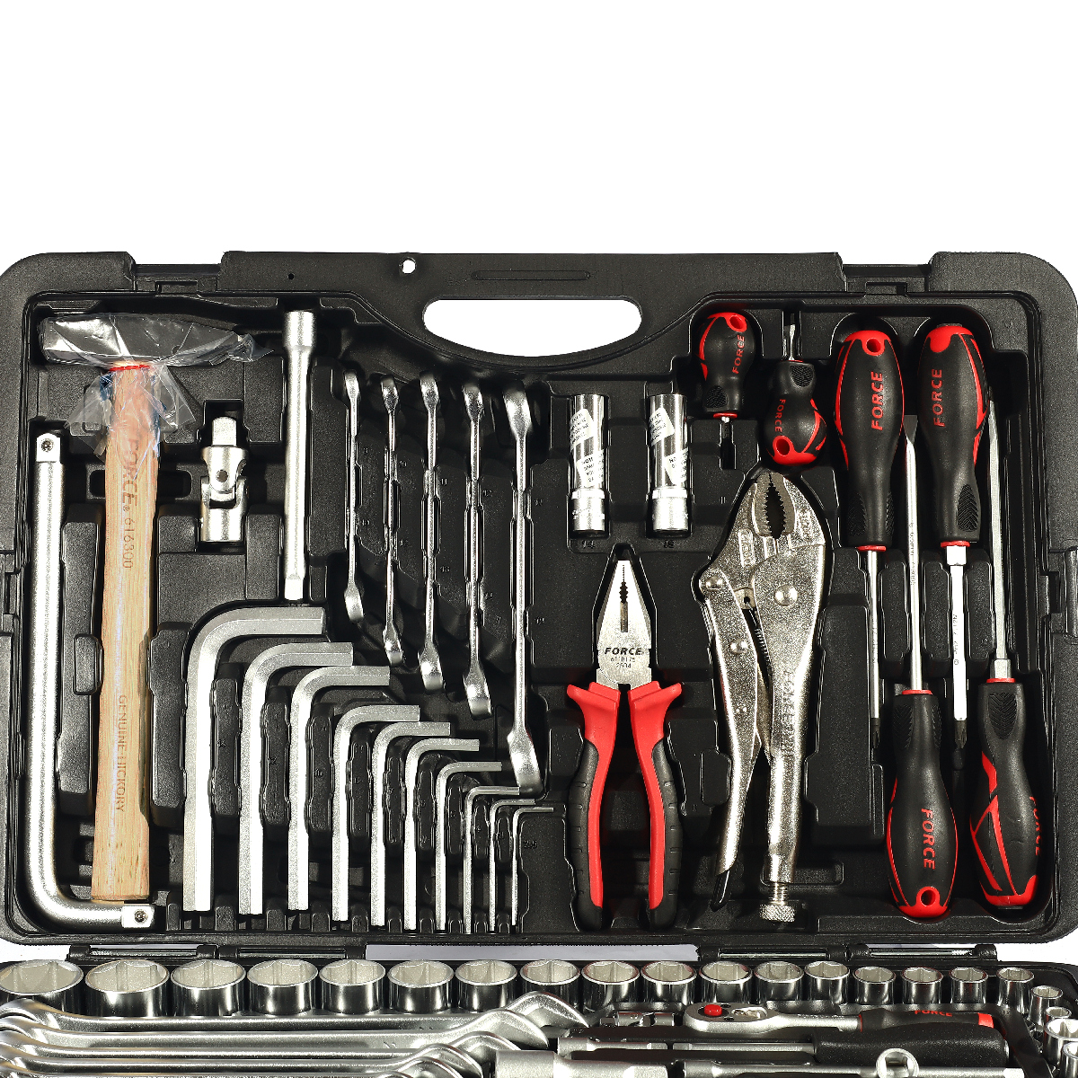 ชุดลูกบ็อกซ์+TOOL 1/4",3/8",1/2" 142ชิ้น FORCE รุ่น 41421 รูปที่ 4