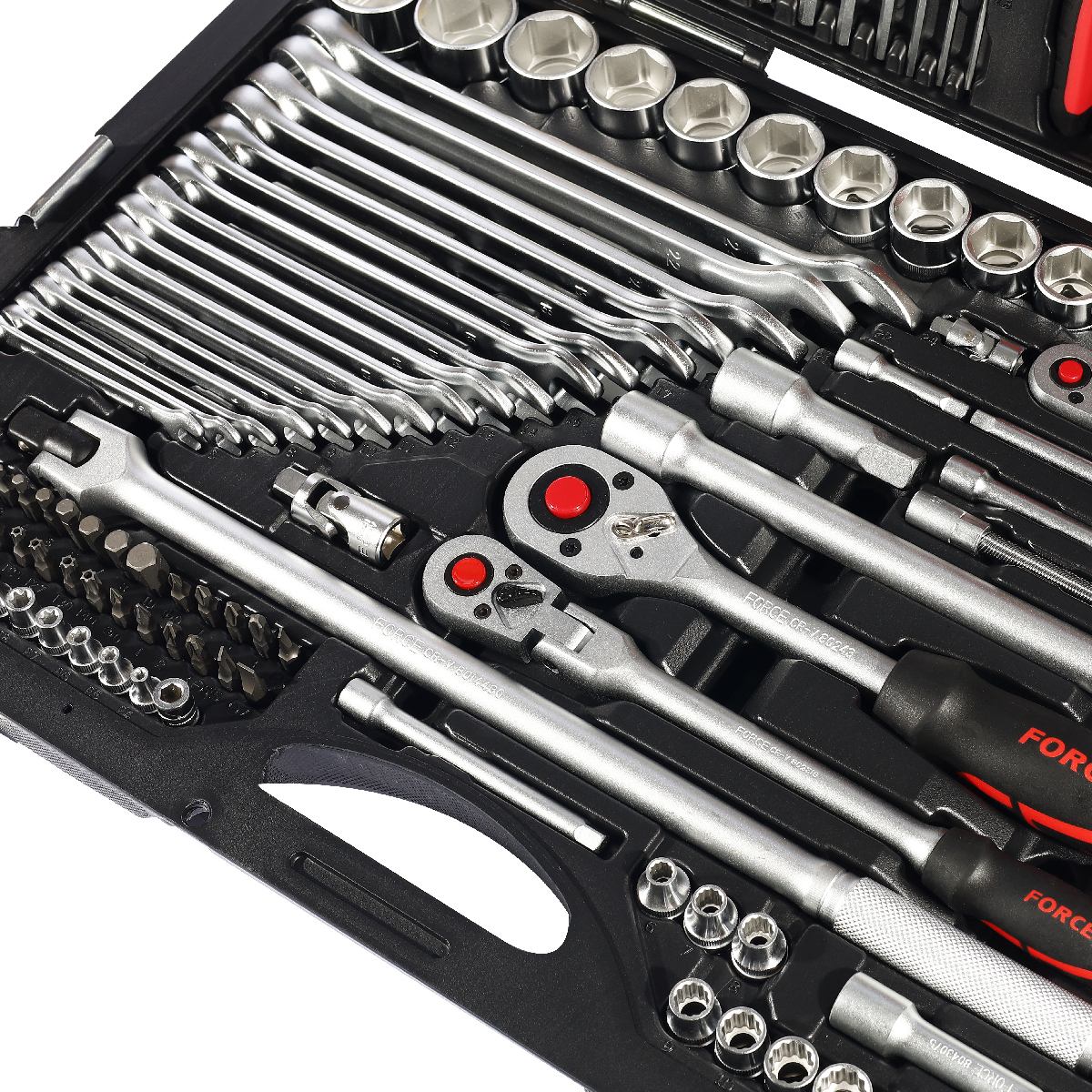 ชุดลูกบ็อกซ์+TOOL 1/4",3/8",1/2" 142ชิ้น FORCE รุ่น 41421 รูปที่ 3