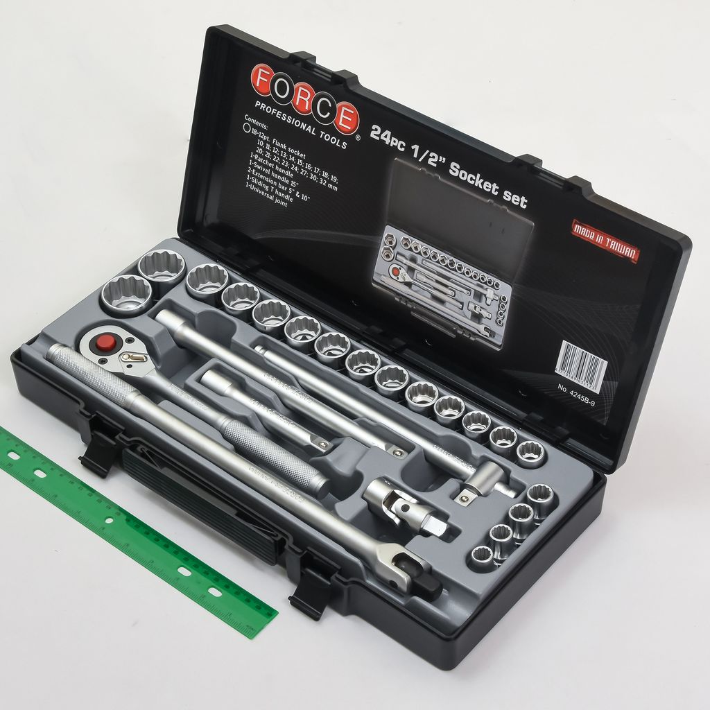 ชุดลูกบ๊อกซ์ 12 PT.1/2" 24ชิ้น FORCE รุ่น 4245B-9 รูปที่ 3