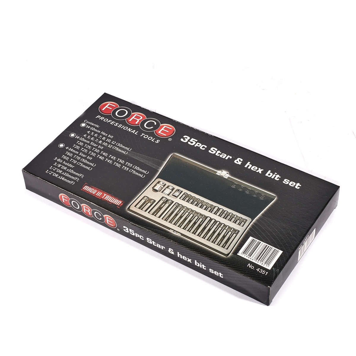 ชุดลูกบ๊อกซ์ 1/2" 35 ชิ้น FORCE รุ่น 4351 รูปที่ 4