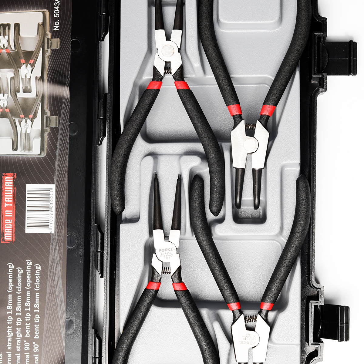 ชุดคีมหนีบ/ถ่าง ปลายปากขนาด 1.8มม. FORCE รุ่น 5043A รูปที่ 4