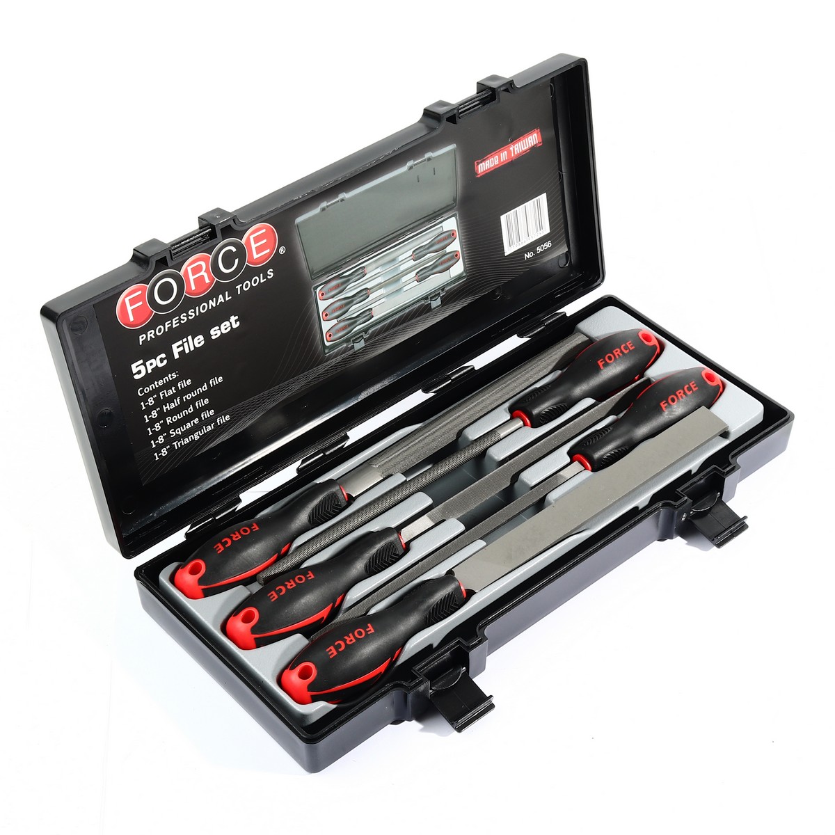 ชุดตะไบ 5 ชิ้น ทุกชิ้นยาว 8 นิ้ว FORCE รุ่น 5056 ราคา ฿1,176