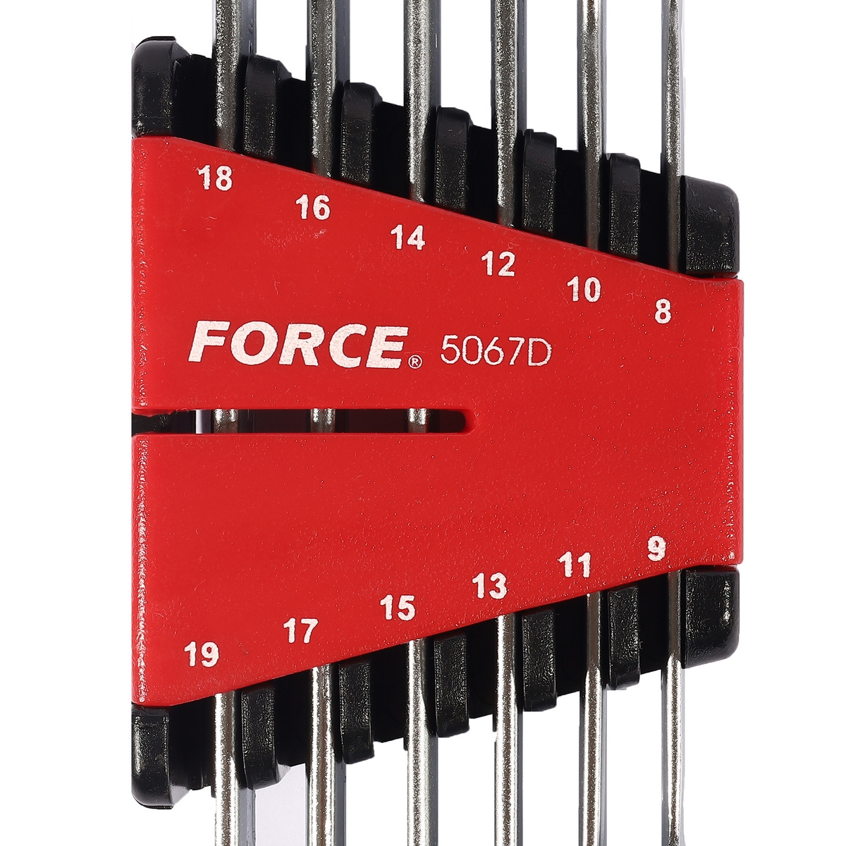 ชุดประแจปากตาย 6 ชิ้น 8X9-18X19 มม. FORCE รุ่น 5067D รูปที่ 4