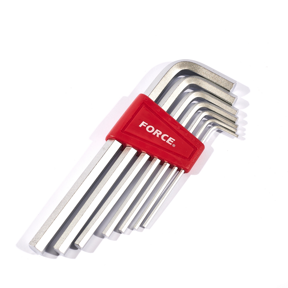 ชุดประแจหกเหลี่ยม 7 ชิ้น แบบยาว FORCE รุ่น 5072L ราคา ฿400