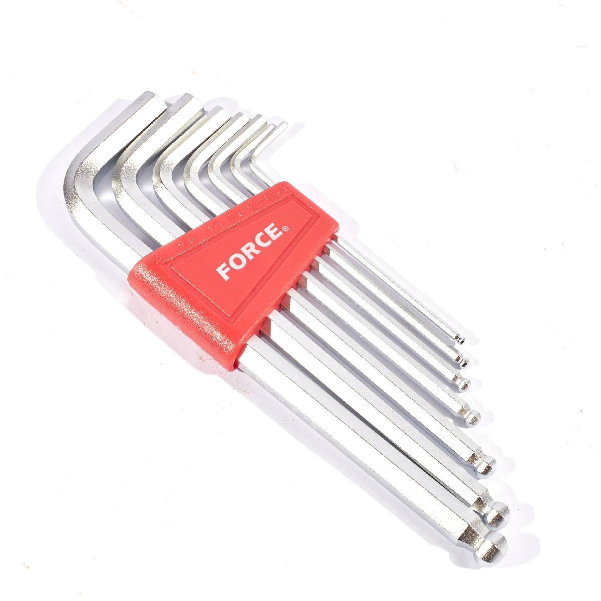 ชุดประแจ L HEX+BALL 7 ชิ้น (นิ้ว) FORCE รุ่น 5072LBS รูปที่ 2