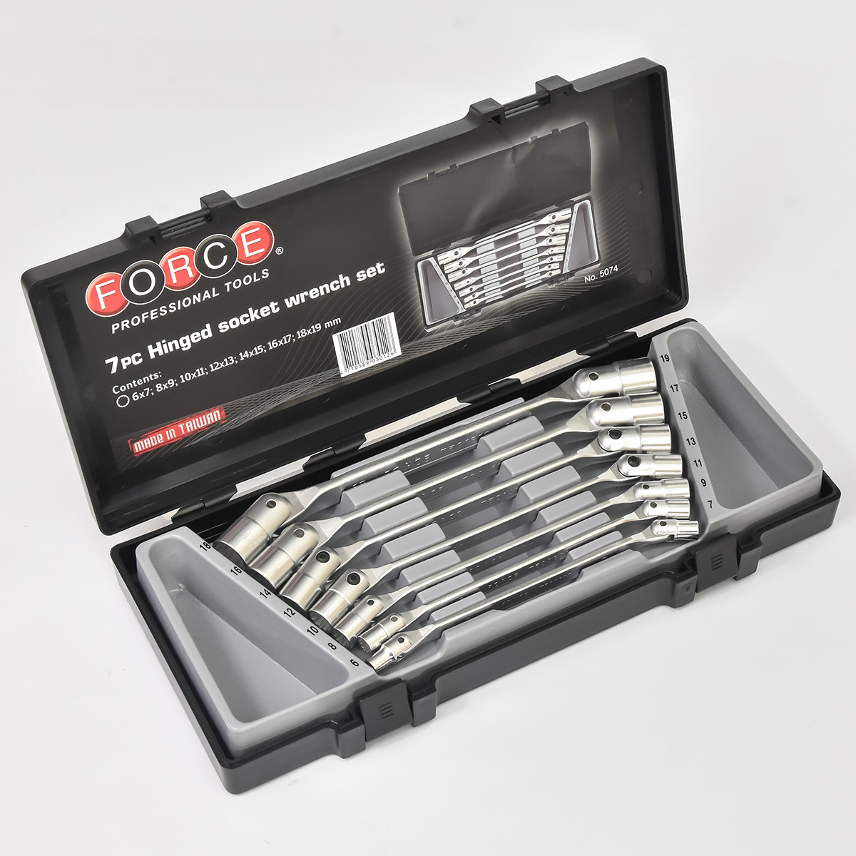 ชุดประแจบ็อกซ์ 7 ชิ้น FORCE รุ่น 5074 ราคา ฿2,720