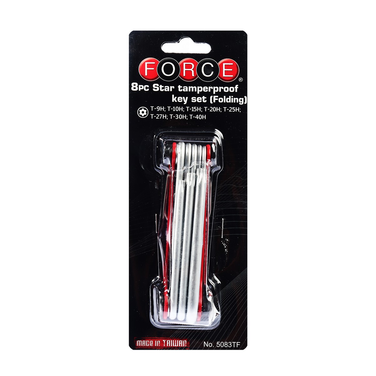 ชุดประแจหัวจีบแกนกลวง ชนิดพับได้ FORCE รุ่น 5083TF รูปที่ 4