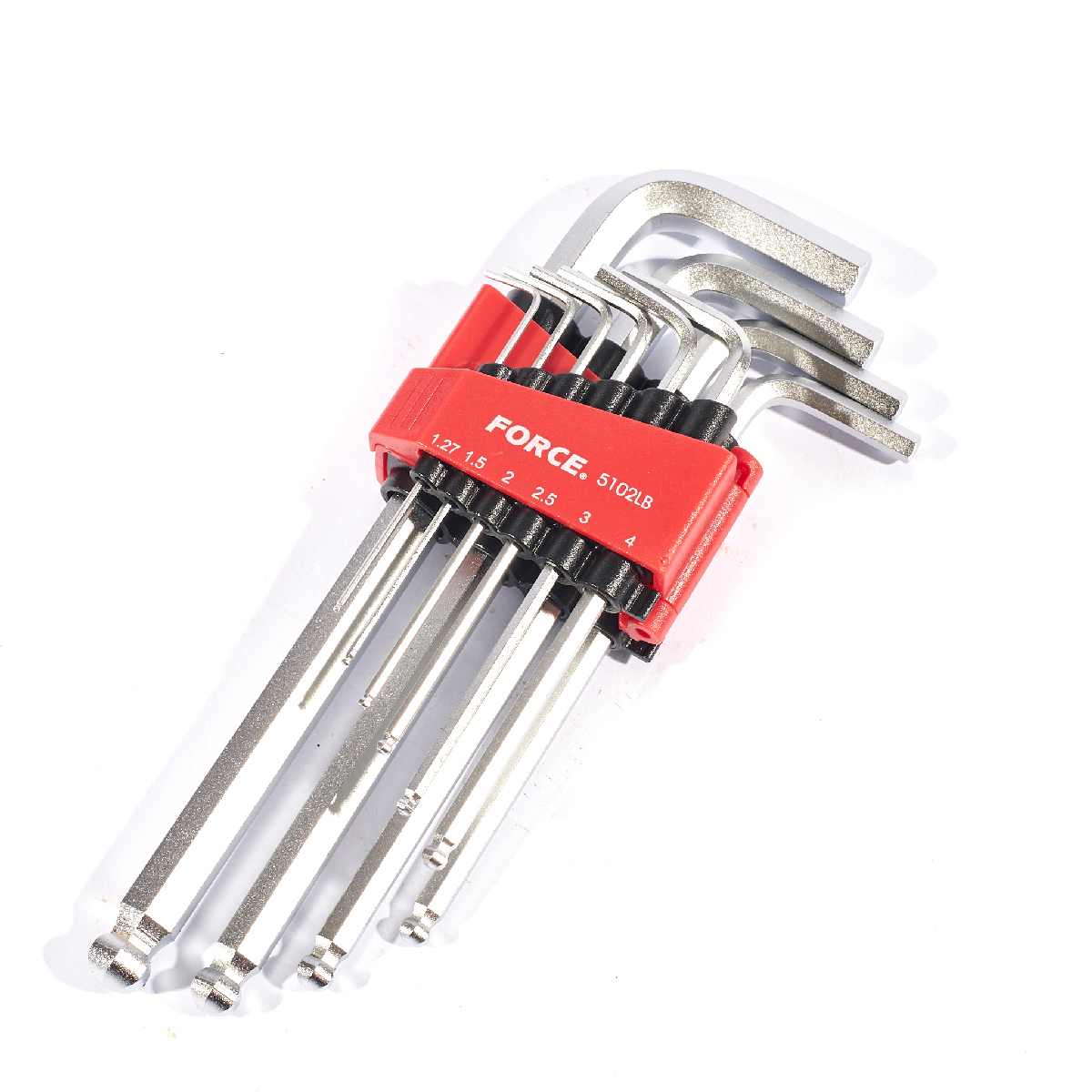 ชุดประแจแอลหัวบอลยาว 10 ชิ้น FORCE รุ่น 5102LB รูปที่ 5