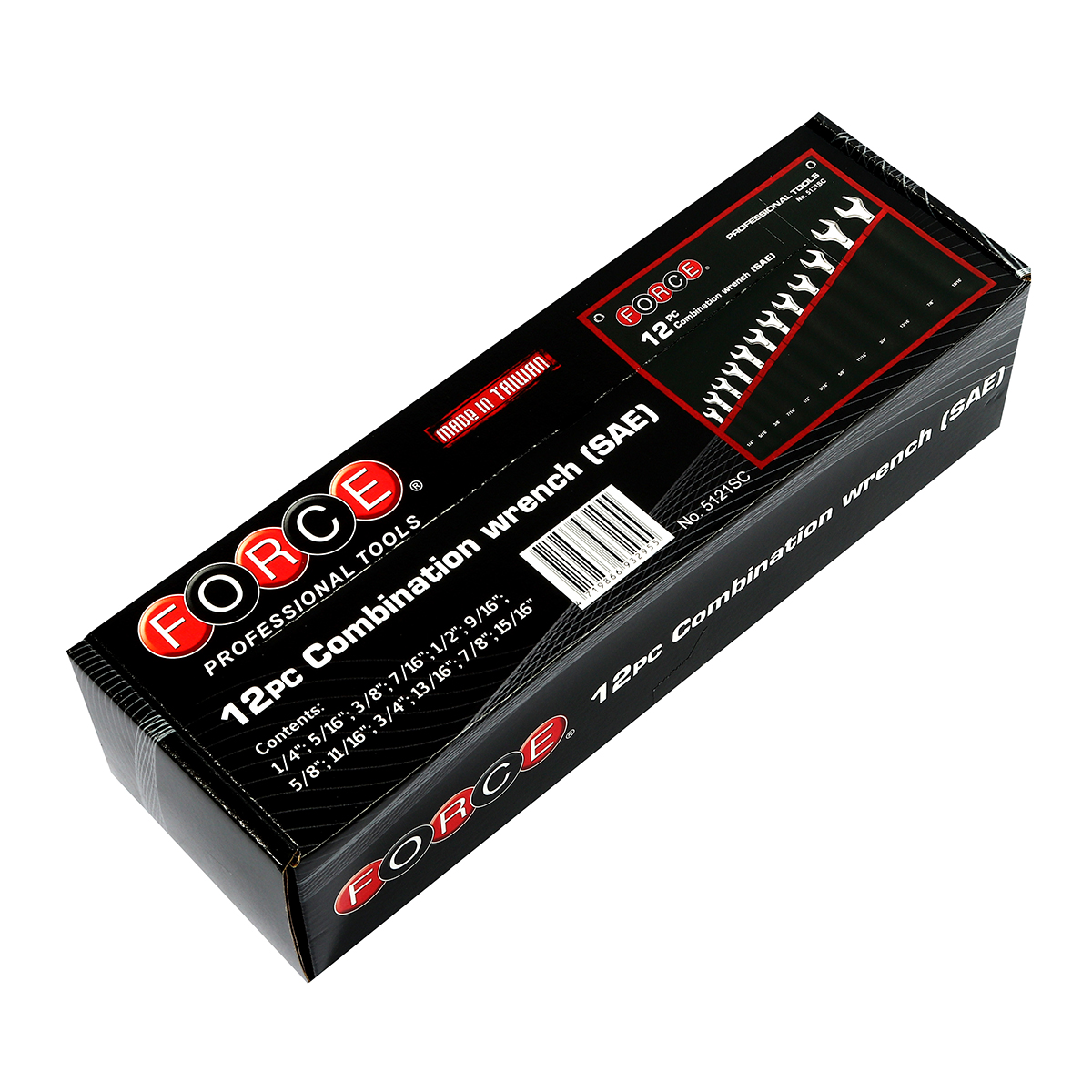 ชุดประแจแหวนข้างฯ 12 ชิ้น (นิ้ว) C FORCE รุ่น 5121S รูปที่ 4