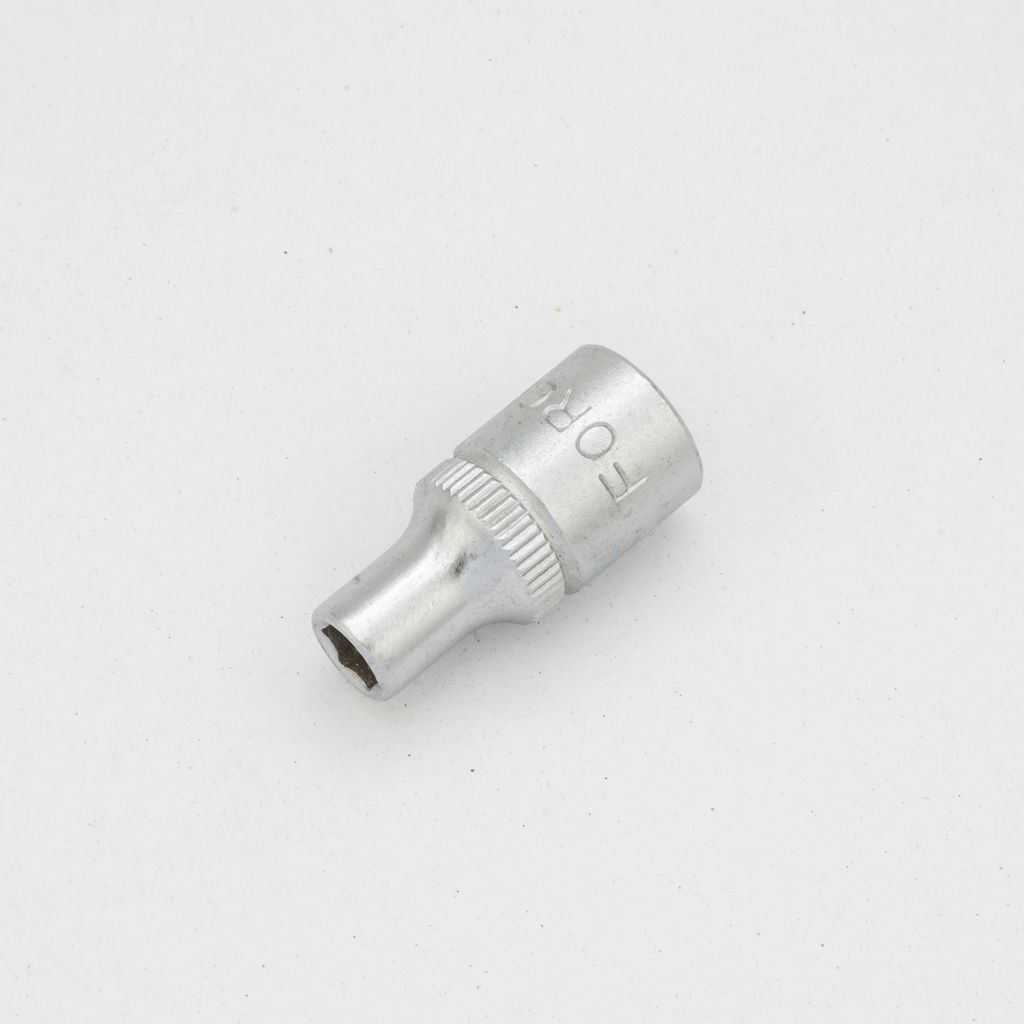 FORCE Short Socket 1/4" 6-Point NO.4.5, Model 525045 photo 2
