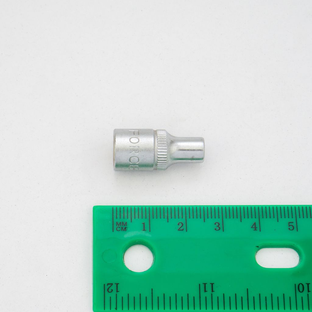 FORCE Short Socket 1/4" 6-Point NO.4.5, Model 525045 photo 5