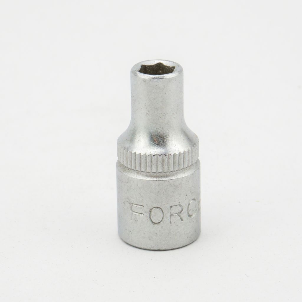 FORCE Short Socket 1/4" 6-Point NO.4.5, Model 525045 photo 4