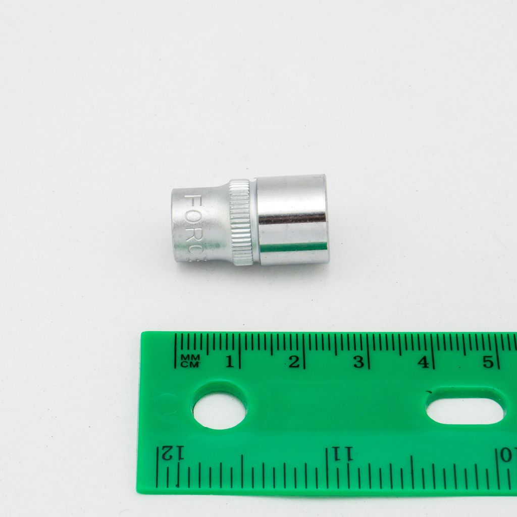 ลูกบ็อกซ์สั้น1/4" 6เหลี่ยม NO.10 FORCE รุ่น 52510 รูปที่ 5