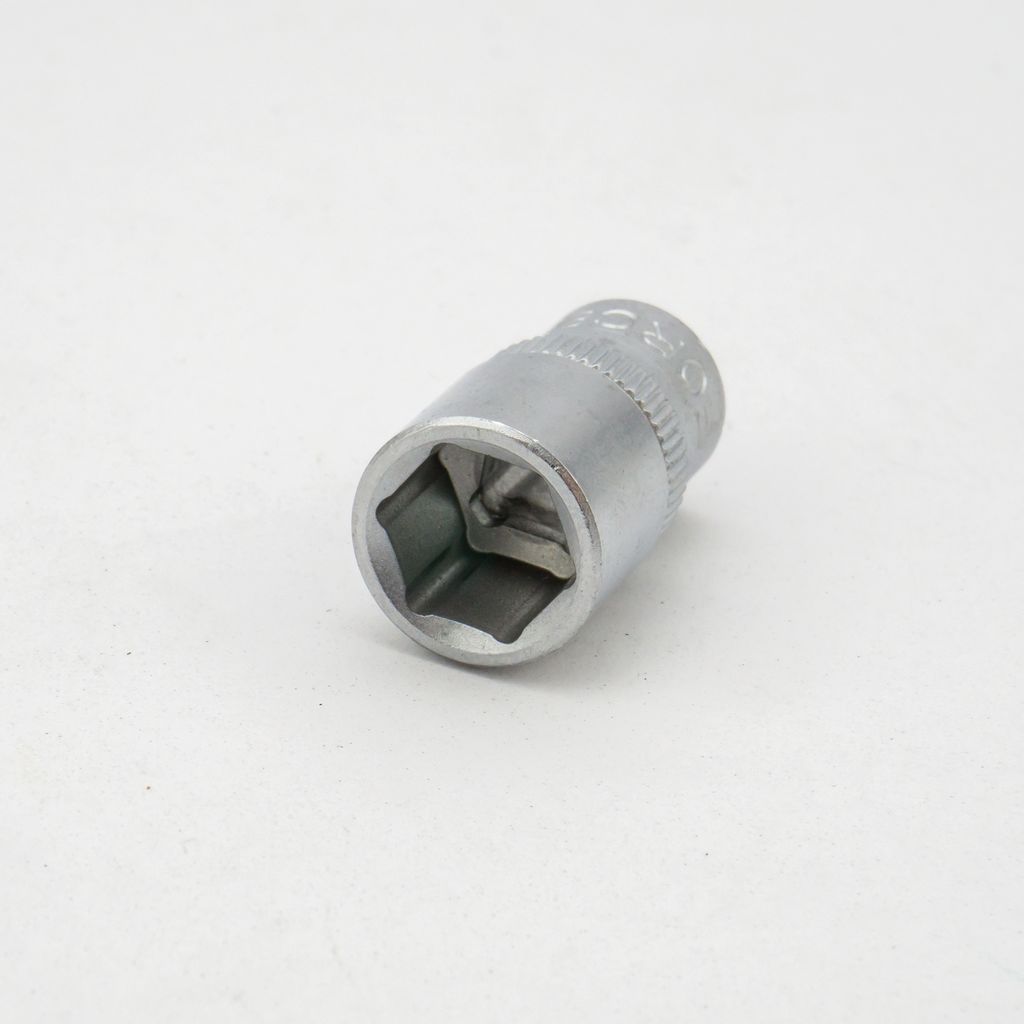 ลูกบ็อกซ์สั้น1/4" 6เหลี่ยม NO.10 FORCE รุ่น 52510 รูปที่ 3
